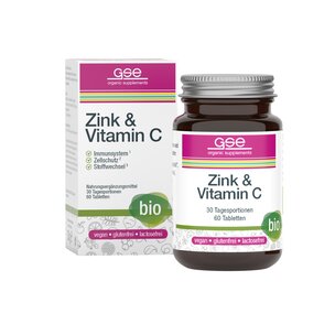 Zink & Vitamin C Complex (Bio), 60 Tbl. à 500 mg