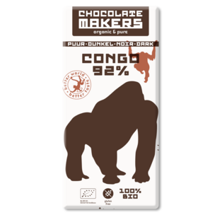 Bio Gorilla Tafel extra dunkel 92% 