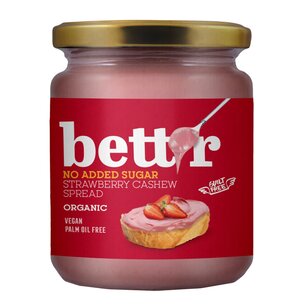 Bett'r Erdbeer-Cashew-Aufstrich ohne Zuckerzusatz
