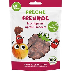 FF Bio Fruchtgummi Apfel-Himbeere mit Reispops