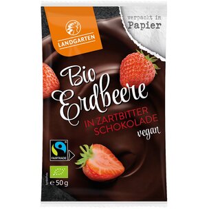 Bio FT Erdbeere in Zartbitter-Schokolade