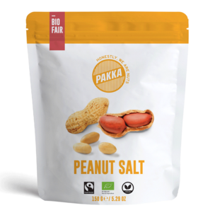 Erdnüsse geröstet mit Salz, Bio & Fairtrade, 150g