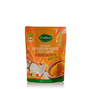 JÉR. exotische Bio Karotten-Kokos-Currysuppe* 300 ml