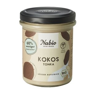 Nabio Süßer Aufstrich Kokos Tonka