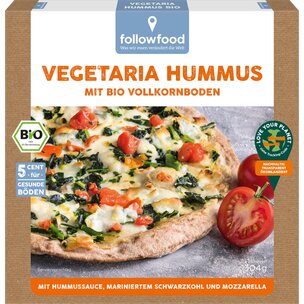 Pizza Vegetaria Hummus Bio Vollkorn