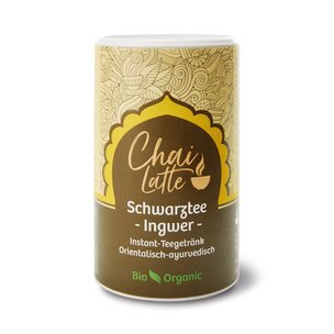 Chai Latte Schwarztee - Ingwer, bio, 220 g