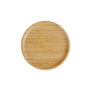 pandoo Teller aus Bambus - wiederverwendbar - Größe 20 cm x 20 cm x 2 cm