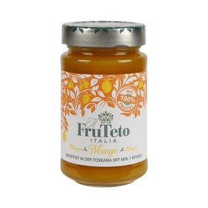 FruTeto Italia 100% Mango Bio-Fruchtaufstriche 250g. Fruchtanteil 100%.