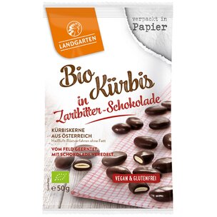 Bio Kürbis in Zartbitter-Schokolade