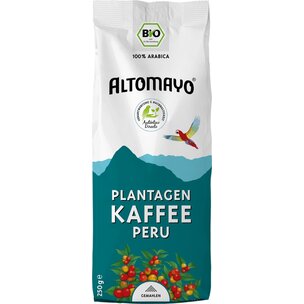 ALTOMAYO Bio Plantagen Kaffee PERU - gemahlen (250g)