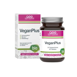 VeganPlus (Bio), 60 Tabl. à 500 mg