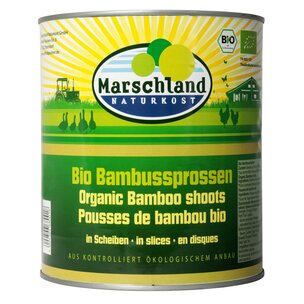 Bio-Bambus in Scheiben 3.100 ml Ds. MARSCHLAND