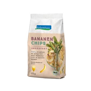 Bananen-Chips, ungesüsst