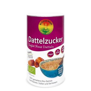 Bio DATTELZUCKER, aus 100% gemahlenen Bio-Datteln