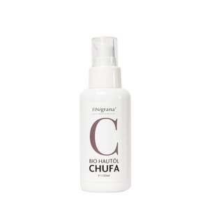 FINigrana® Bio CHUFA/Erdmandel-Haut-Öl, kaltgepresst, 100ml in Opalglasflasche