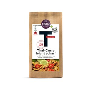 Bio Thai-Curry leicht scharf mit Bio-Fleischalternative