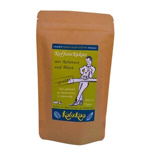 KolaKao - der KoffeinKakao mit 50% Kolanuss, Maca, ungesüßt - 200g Pulver