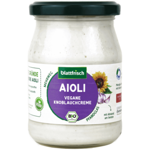 AIOLI - vegane Bio-Knoblauchcreme Glas 250ml