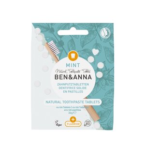 Ben&Anna Natural Care Toothpaste Tablets with Fluoride