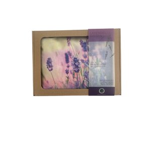 Display Biogarten Lavendelkissen 26x21 cm in der Kartonverpackung