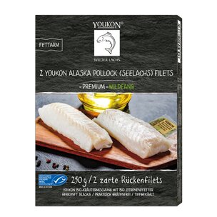 Youkon Alaska Pollock (Seelachs) Filets 250 g MSC 