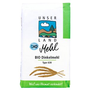 UL Bio Dinkel-Feinmehl Type 630, BayBio, 1kg Tüte