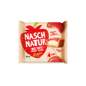 NaschNatur NiceTarts Erdbeer-Cashew, bio