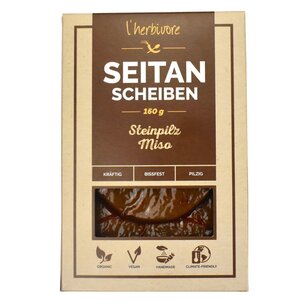 Seitan-Scheiben Steinpilz