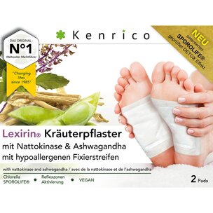 Lexirin Kräuterpflaster mit Nattokinase & Ashwagandha (2 Stk)