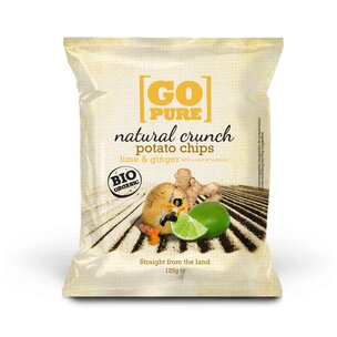 Natural crunch chips lime & ginger