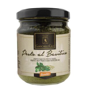 BIO-DEMETER Pesto sauce aus frischem Basilikum