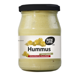 Hummus im Pfandglas