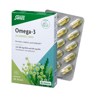 Omega-3 Algenöl 1000 vegan 30 Kps