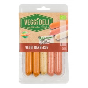 Organic Vegetarian Barbecue sausages 200g