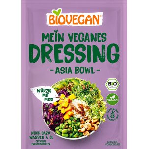 My vegan dressing, asia bowl, organic