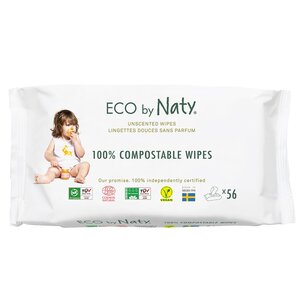 Eco by Naty Feuchttücher unparfümiert 56 Stück