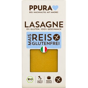 BIO Lasagne aus Vollkornreis (glutenfrei)