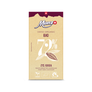 Munz Organic 72% Cocoa 100g