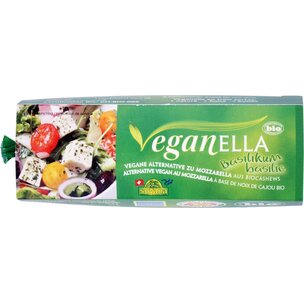 Veganella Basilikum - pflanzliche Alternative zu Mozzarella