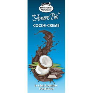 Bio-Cocos-Creme in Edel-Zartbitter-Schokolade 