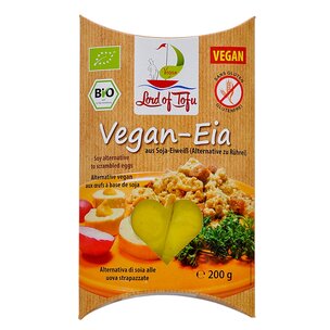 Vegan-Eia aus Sojaeiweiß (Alternative zu Rührei)