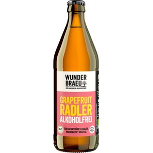 WUNDERBRAEU Grapefruit-Radler alkoholfrei