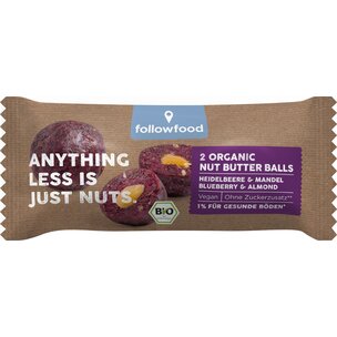 Bio Nut Butter Balls Heidelbeere & Mandel