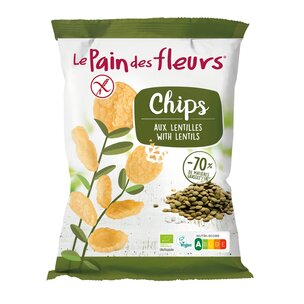 Chips aus grünen Linsen