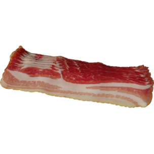 Bio-Bacon, geschnitten