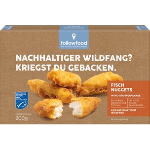Fisch Nuggets in Bio Knusperpanade
