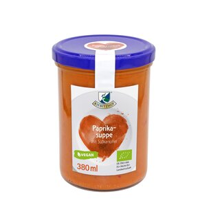 Paprika-Suppe mit Süßkartoffel