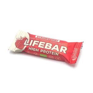 Lifebar Protein Erdbeere Roh Bio