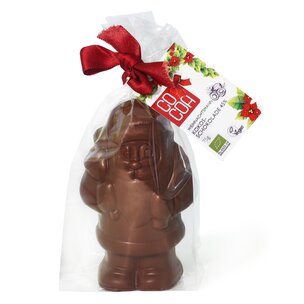 Cocoa Weihnachtsmann in Kokosschokolade 45% raw & vegan
