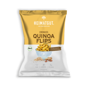 Bio Erdnuss Quinoa Flips